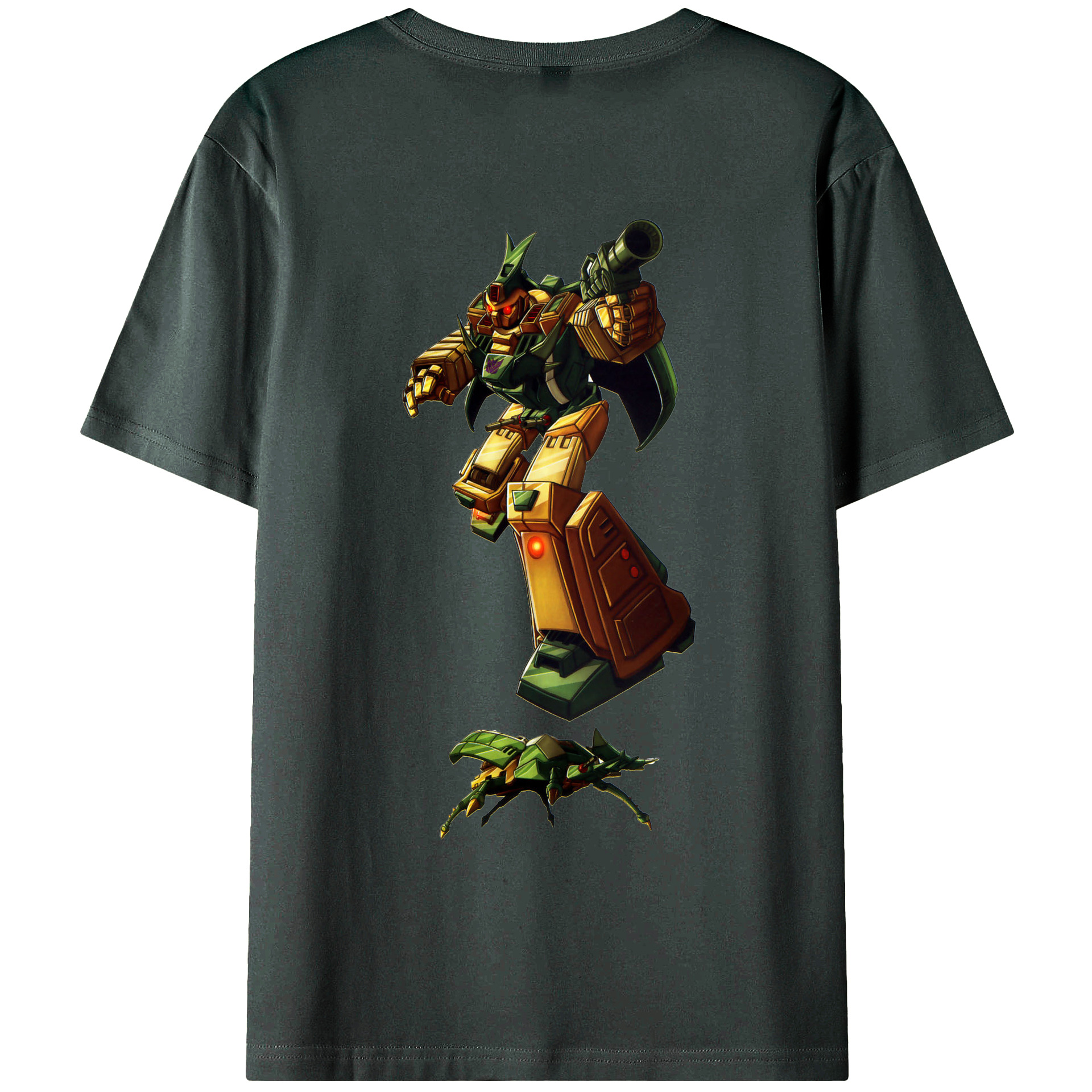 （画像用）  綿100％ メンズ半袖Tシャツ（バックプリント） 通気性